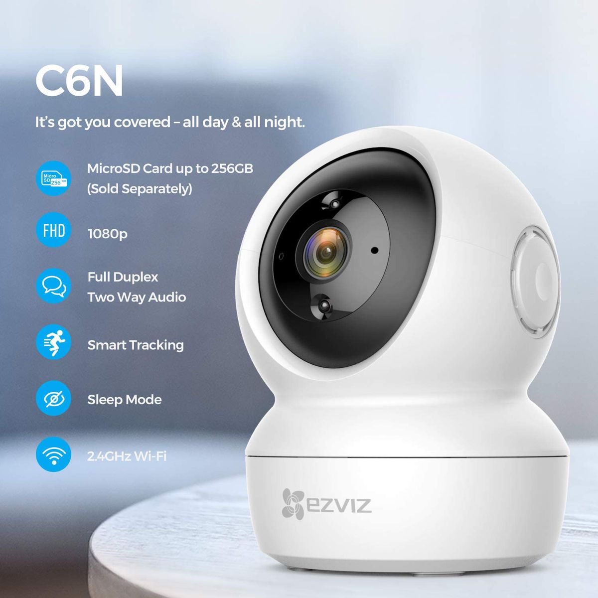 EZVIZ C6N 1080p Full HD Pan&Tilt WiFi IP Camera
