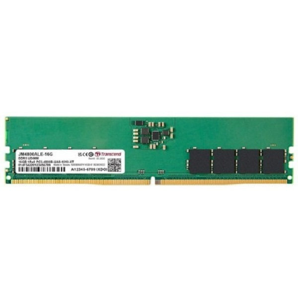 TRANSCEND JET MEMORY 16 GB DDR5-4800 DIMM 1RX8 CL40 (2Gx8)x8