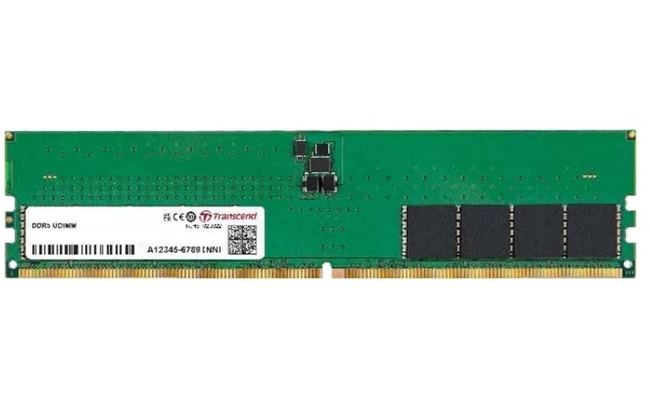TRANSCEND JET MEMORY 8GB DDR5-4800 DIMM 2RX8 CL40 (1Gx16)x4