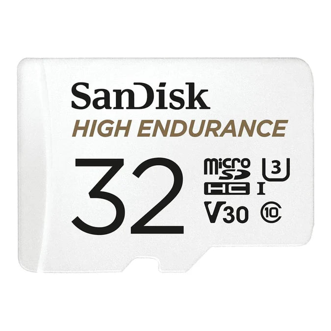Sandisk High Endurance 32GB Class 3 MicroSDXC Card with Adapter