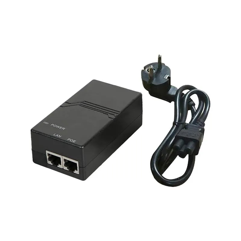 Spares of Power over Ethernet (PoE) Adapter (10/100/1000 Mbps) with EU power adapter-0