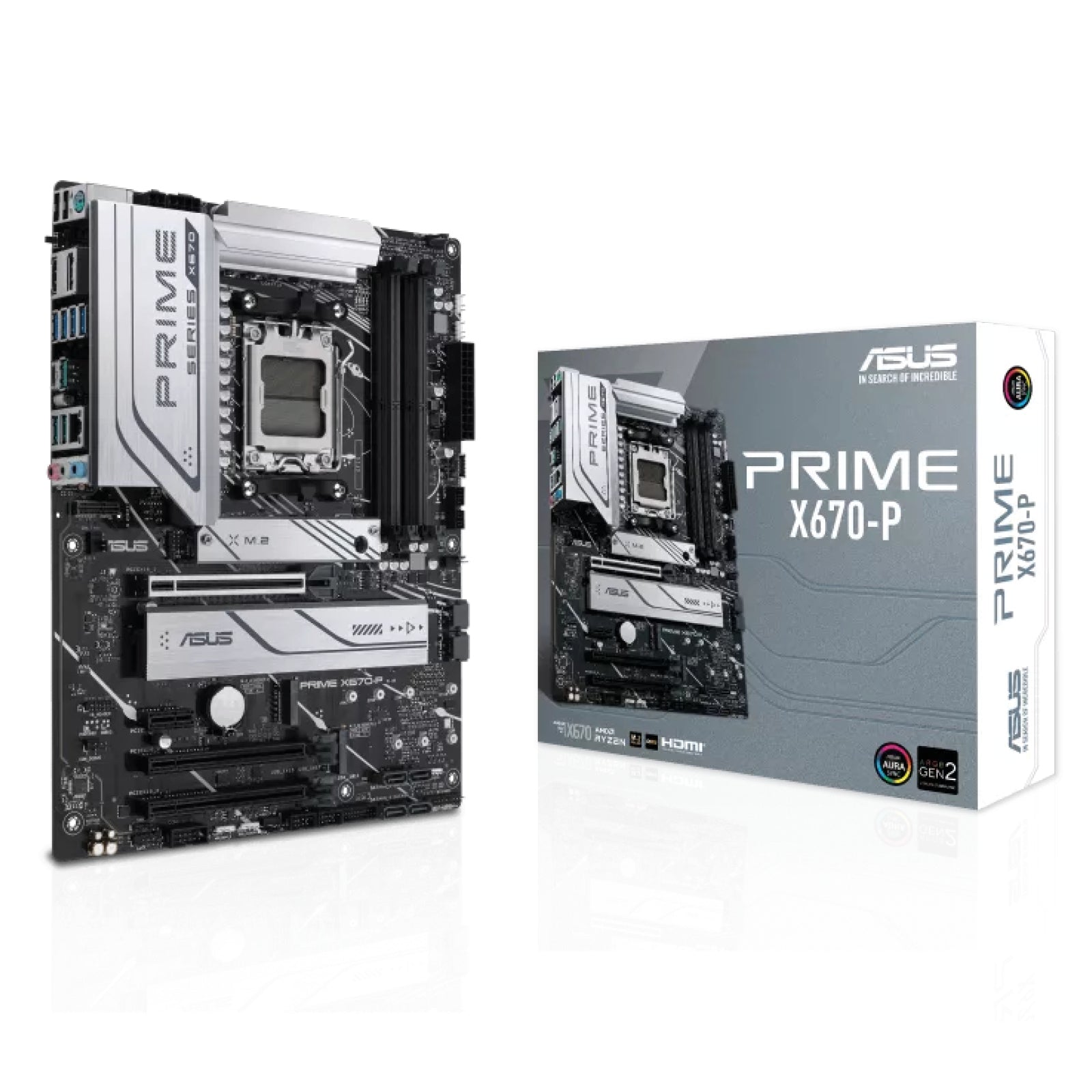 Asus AMD X670-P Ryzen AM5 ATX Prime Motherboard-0
