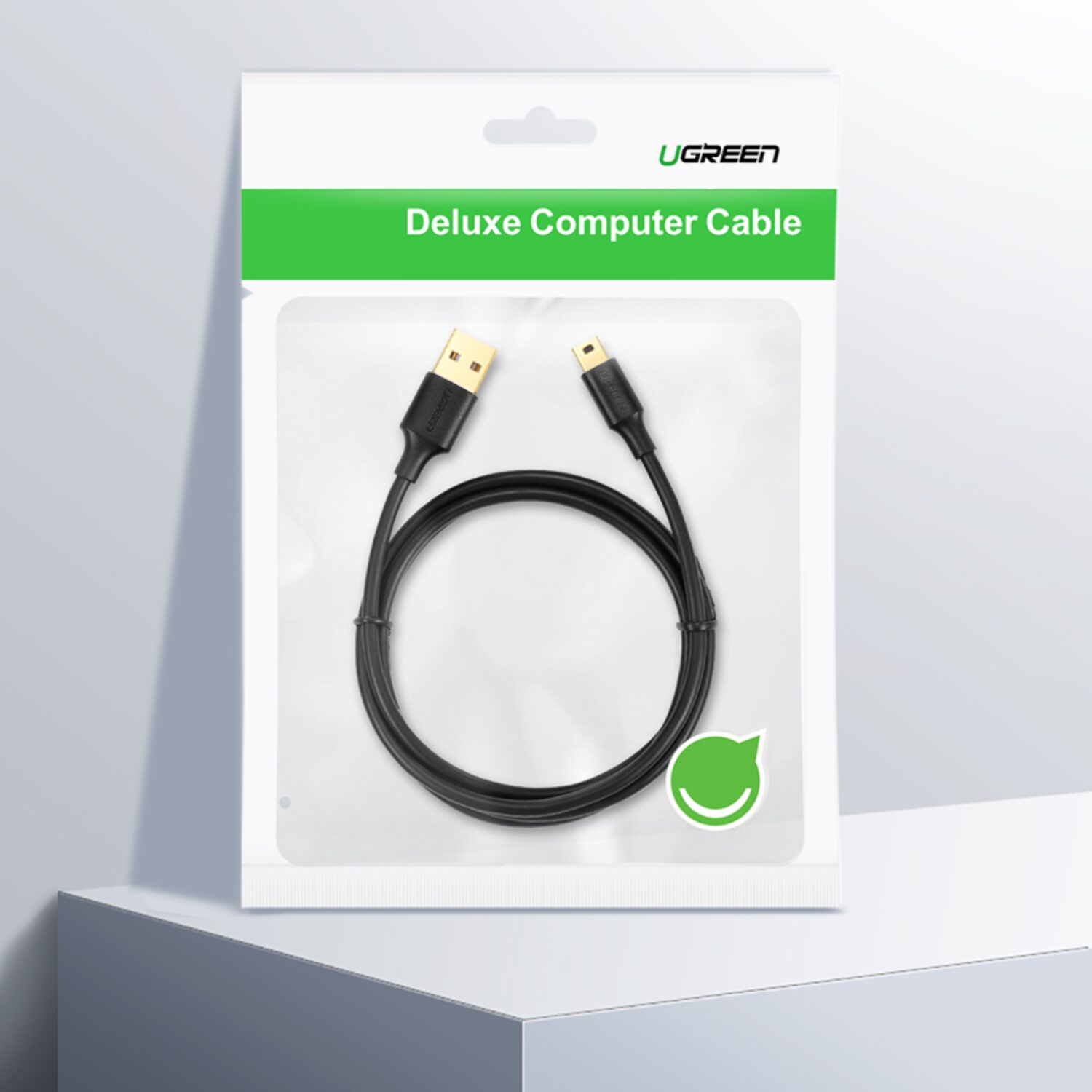UGREEN US132 USB to Mini USB 2.0, 450Mbps SuperSpeed Cable - 2m-4