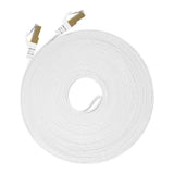 VolkanoX Giga series Cat 7 Ethernet cable 25meter - white gold tips