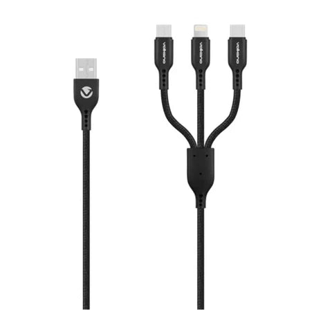 Volkano On-The-Go 3-in-1 Braided Cable