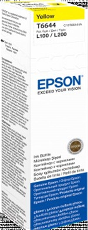 Ink Bottles Yellow 70ml EcoTank L565/ L550/ L486/ L455/ L386/ L382/ L365/ L355/ L355/ L310/ L3070 ... Epson 6500 pages