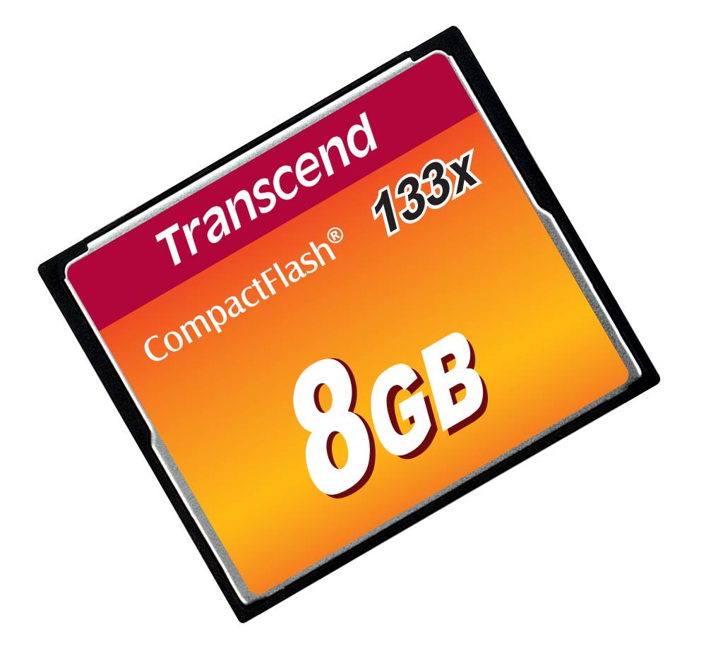 Transcend 8GB 133X Compact Flash Card