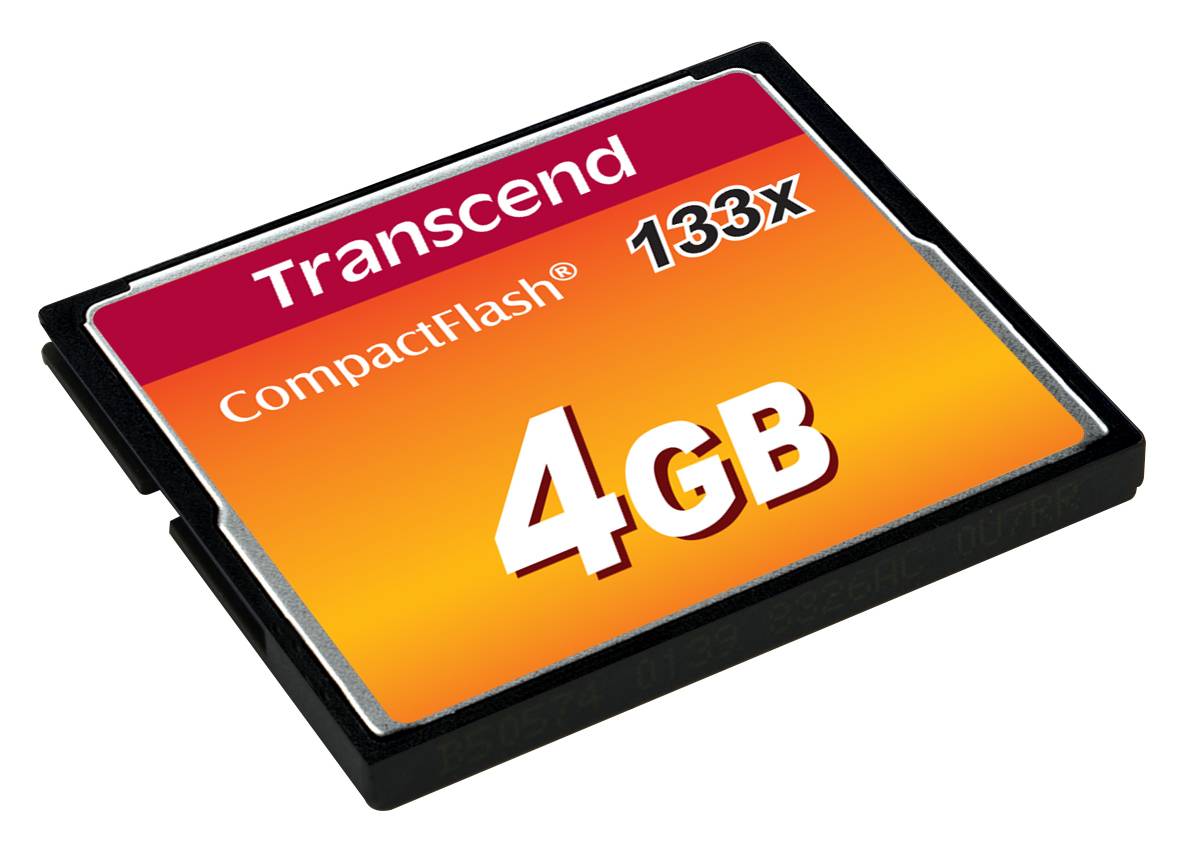 Transcend 4GB 133X Compact Flash Card