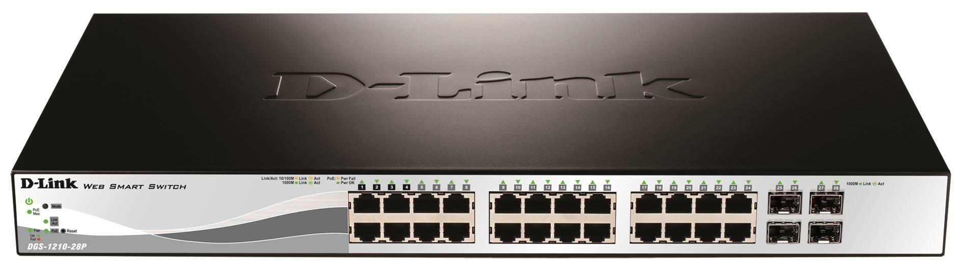 D-LINK 24 POE 10/100/1000 PORTS+4GIGABIT SFP PORTS