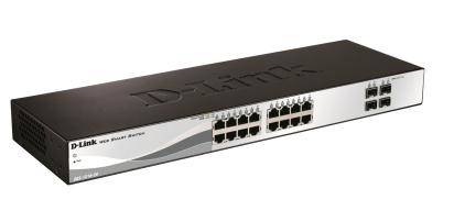 D-LINK 16 PORT + 4 GIGABIT SFP PORTS SMART SWITCH