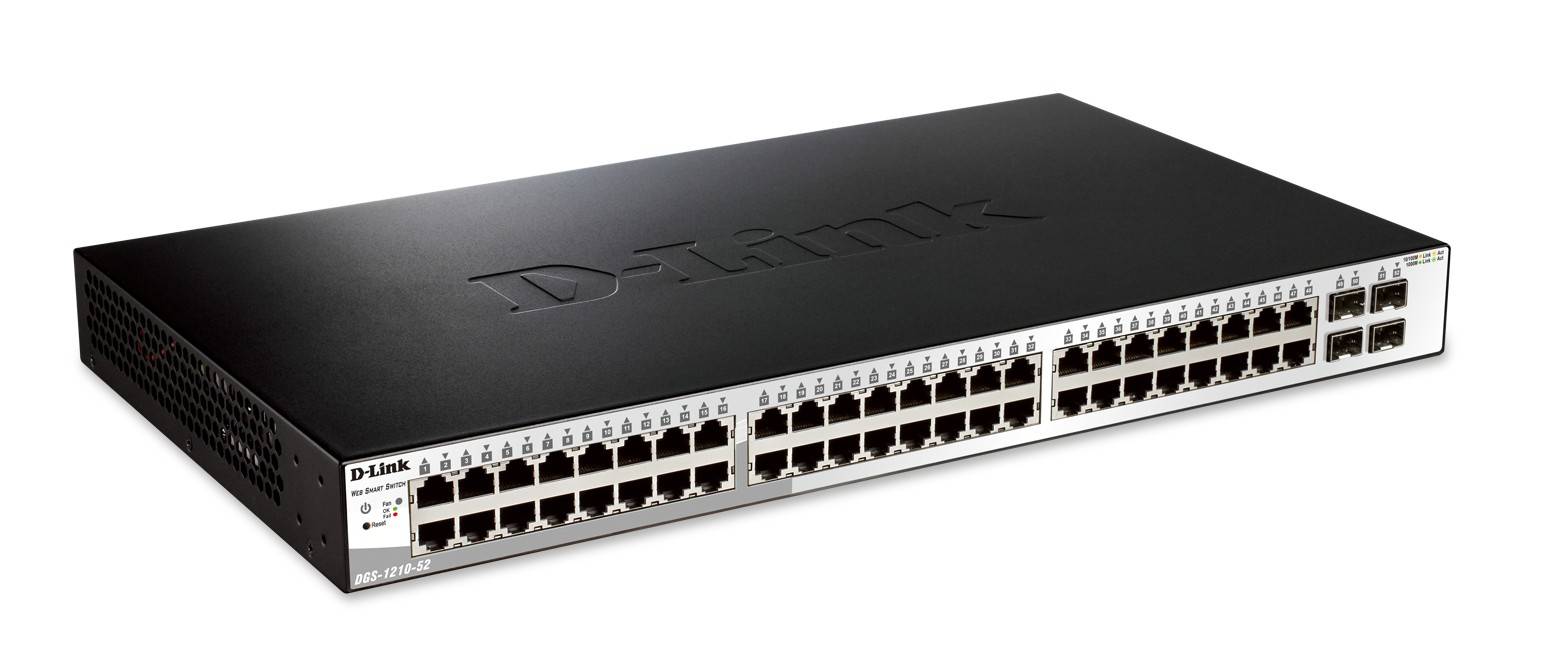 D-LINK 48 PORT GIGABIT BASE-T PORTS + 4 SFP PORTS