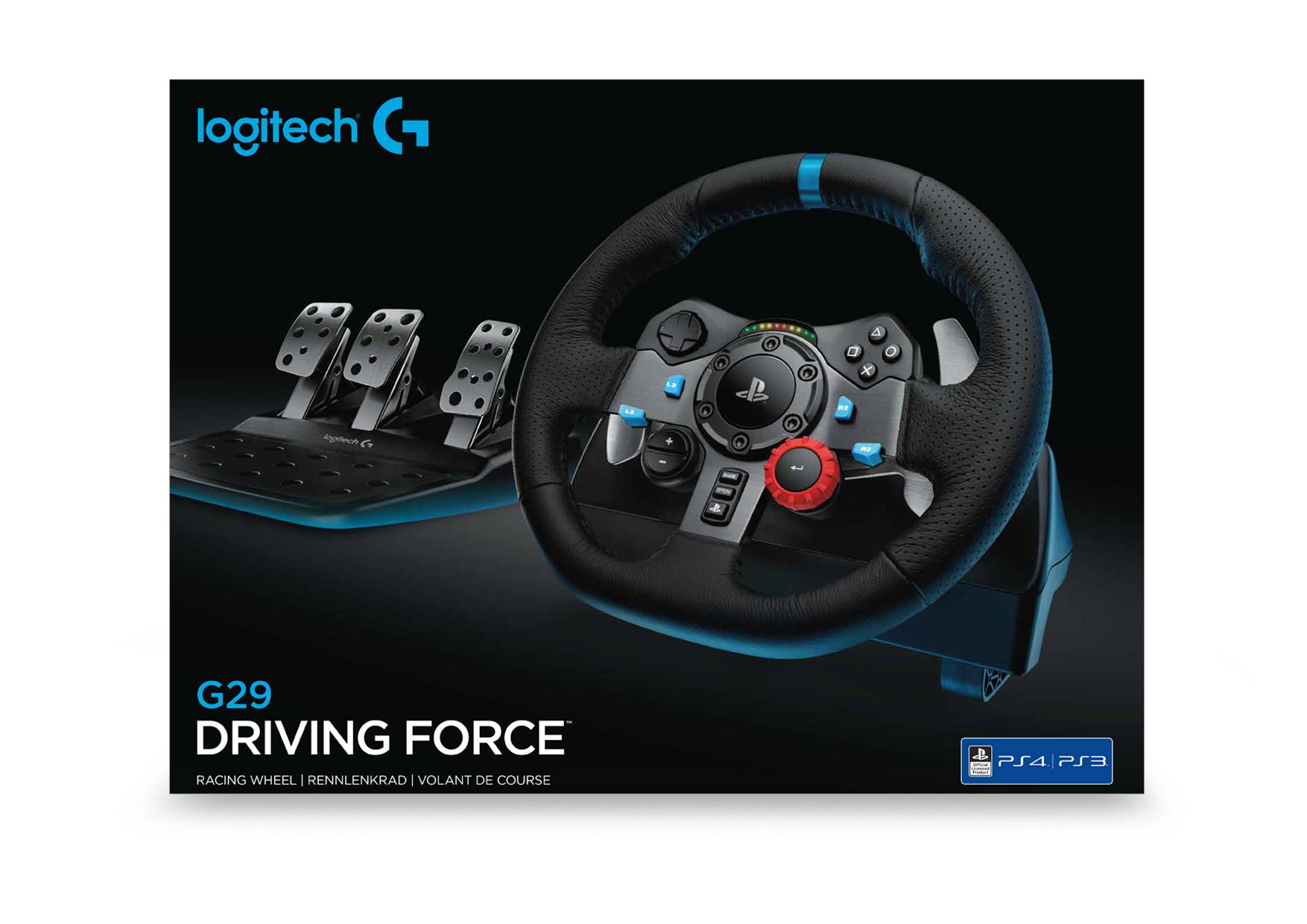 Logitech G29 Driving Force Racing Wheel (PS5, PS4, PS3 & PC)