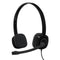 LOGITECH WIRED HEADSET H151 ANALOGUE BLACK 2 YEAR CARRY IN WARRANTY