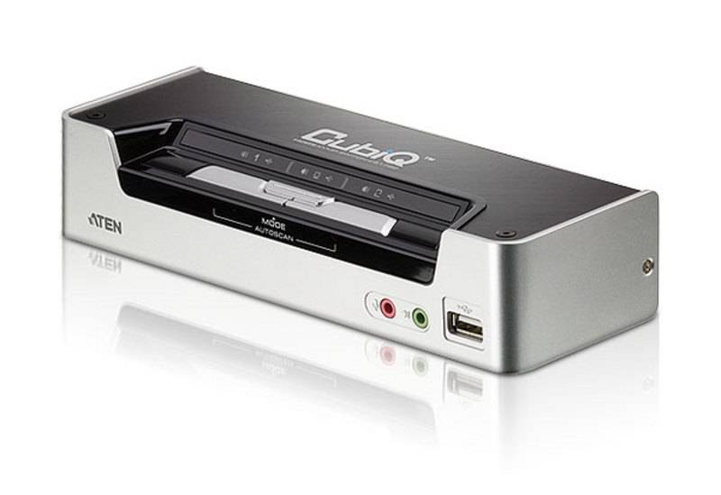 ATEN 2-port USB HDMI KVMP Switch/W/(US/EU/OUT) ADP. ATEN