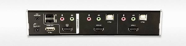 ATEN 2-port USB HDMI KVMP Switch/W/(US/EU/OUT) ADP. ATEN