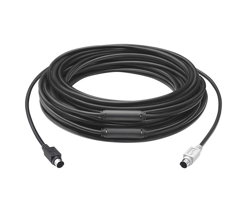 Logitech VC Group Extension Cable 15M MINI-DIN 2-Year Limited Hardware Warranty