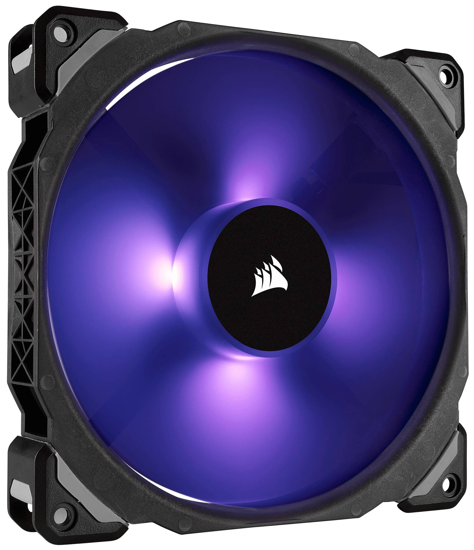 Corsair ML140 PRO RGB LED 140MM PWM Premium Magnetic Levitation Fan - Twin Fan Pack with Lighting Node PRO