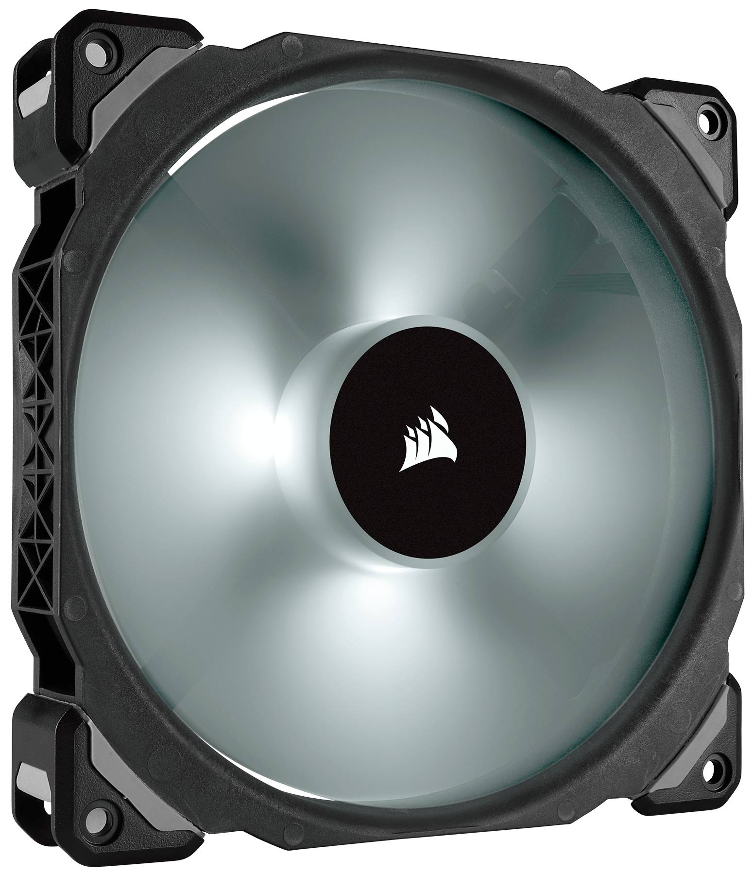 Corsair ML140 PRO RGB LED 140MM PWM Premium Magnetic Levitation Fan - Twin Fan Pack with Lighting Node PRO