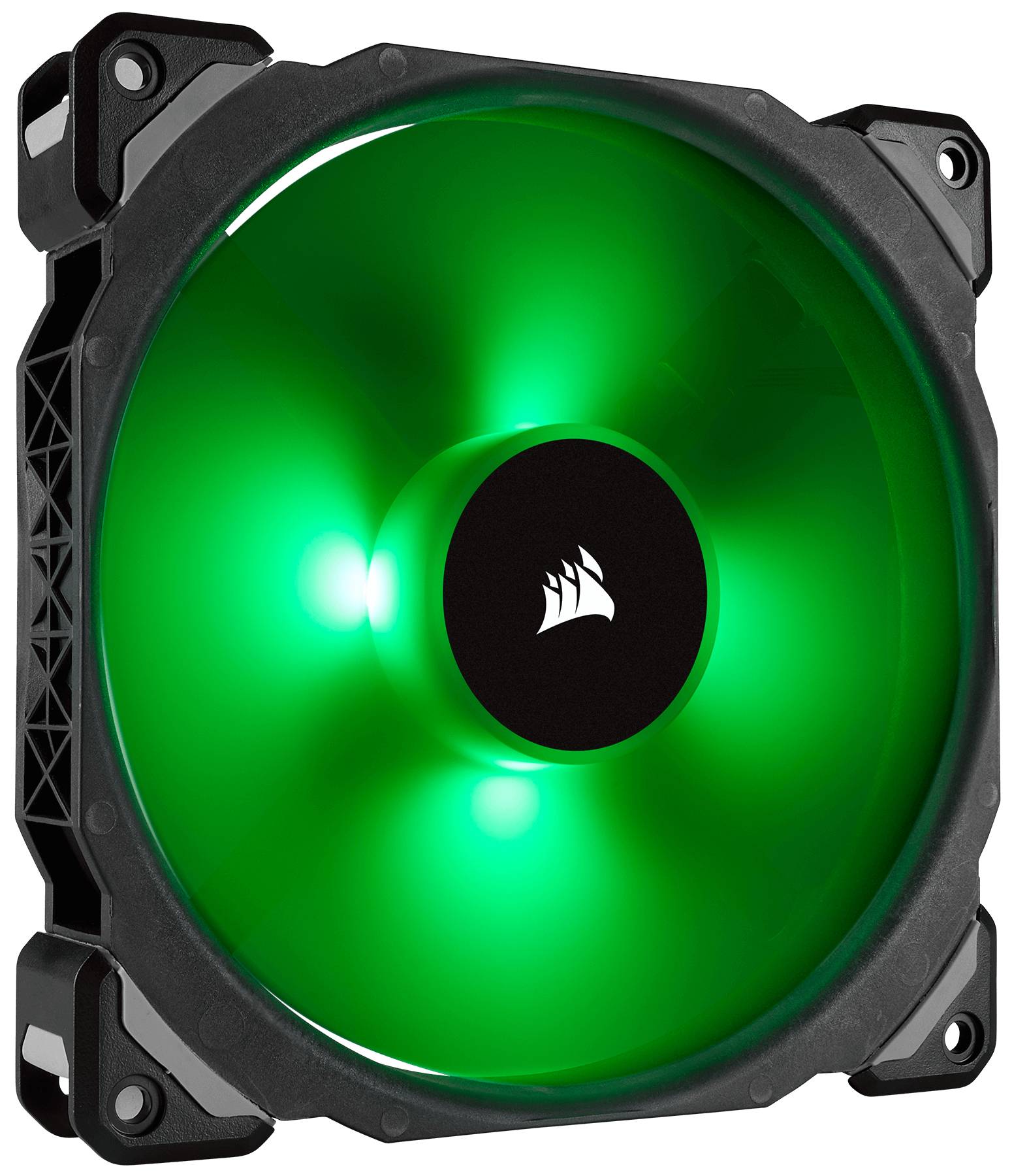 Corsair ML140 PRO RGB LED 140MM PWM Premium Magnetic Levitation Fan - Twin Fan Pack with Lighting Node PRO