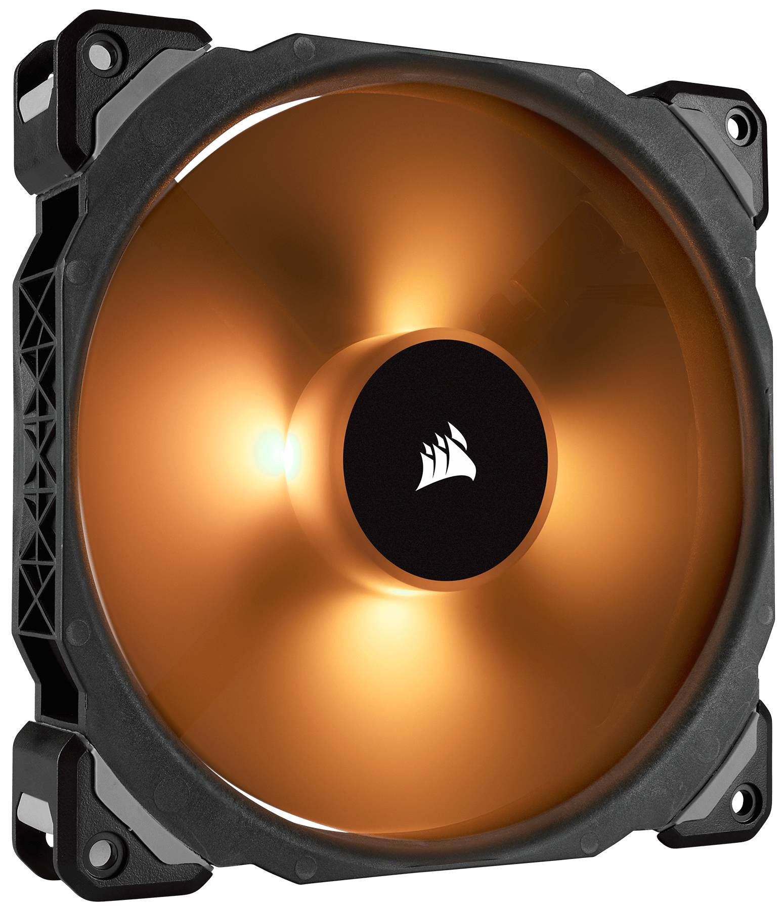 Corsair ML140 PRO RGB LED 140MM PWM Premium Magnetic Levitation Fan - Twin Fan Pack with Lighting Node PRO