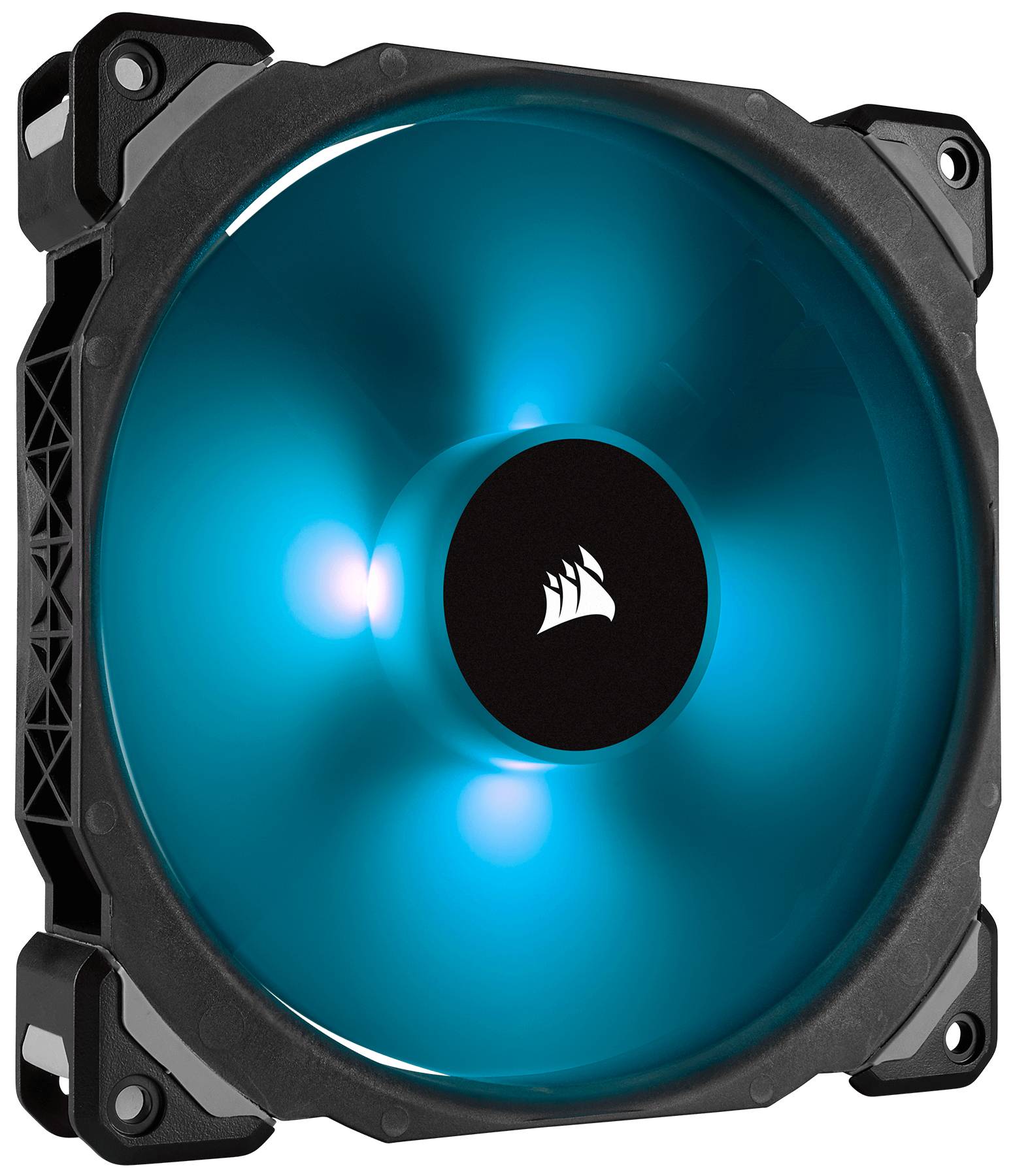 Corsair ML140 PRO RGB LED 140MM PWM Premium Magnetic Levitation Fan - Twin Fan Pack with Lighting Node PRO