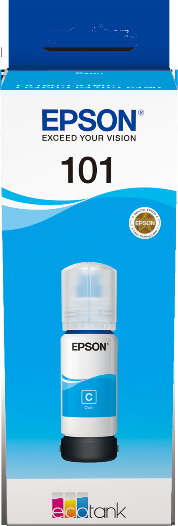 Ink Bottles Cyan 70ml Ecotank L4150 / L4160 / L6160 / L6170 / L6190 Epson 6000 pages
