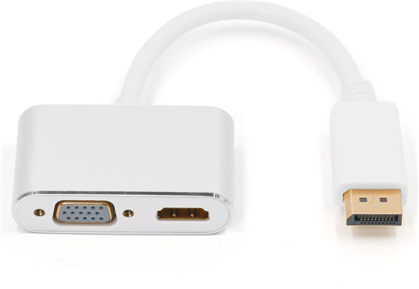 DP TO HDMI/VGA ADAPTOR WITH AUDIO