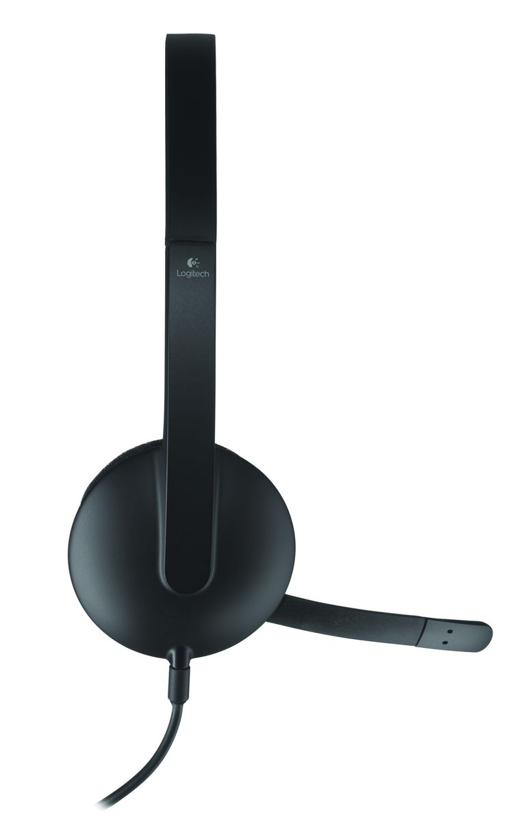 Logitech H340 USB Computer Headset - BLACK - USB - N/A - EMEA - LANG SET 935