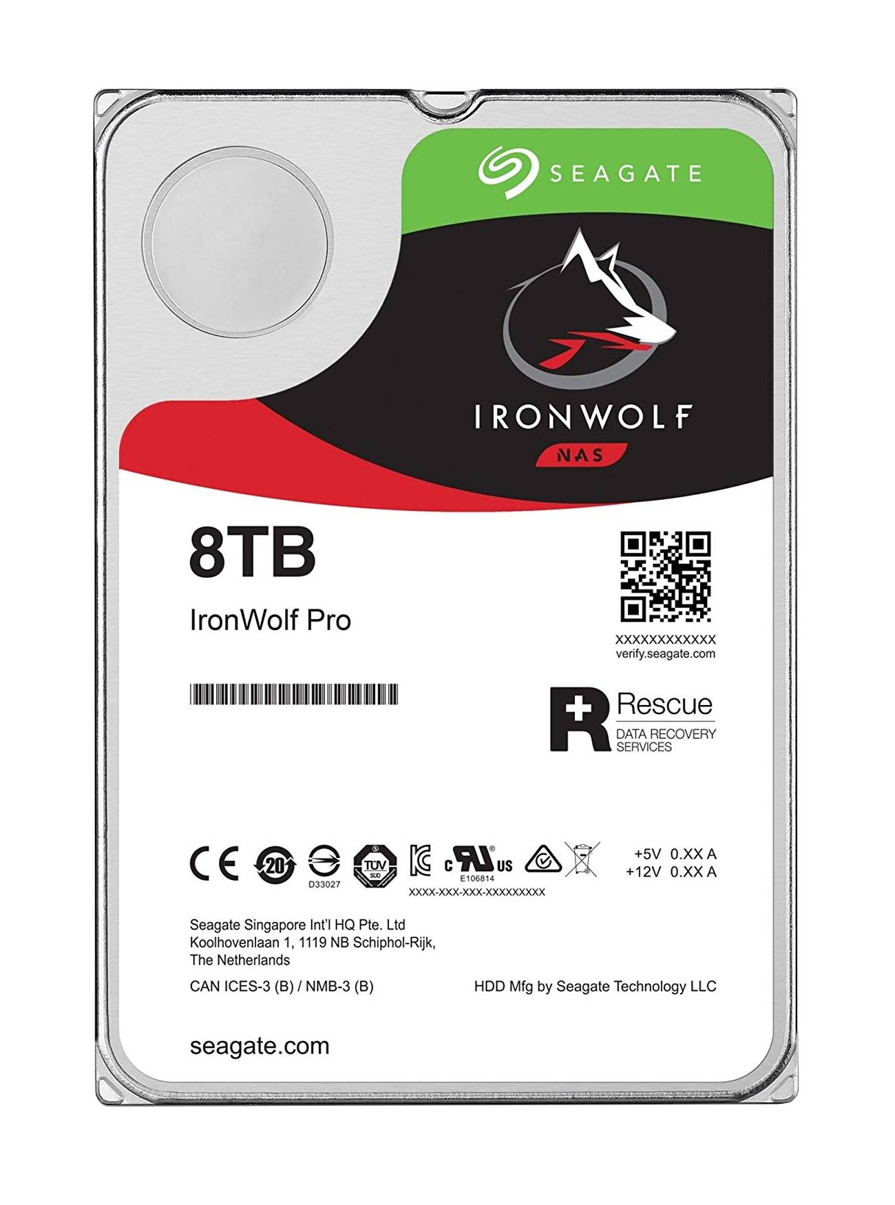 Seagate Ironwolf 8TB 3.5'' NAS Internal Hard Drive
