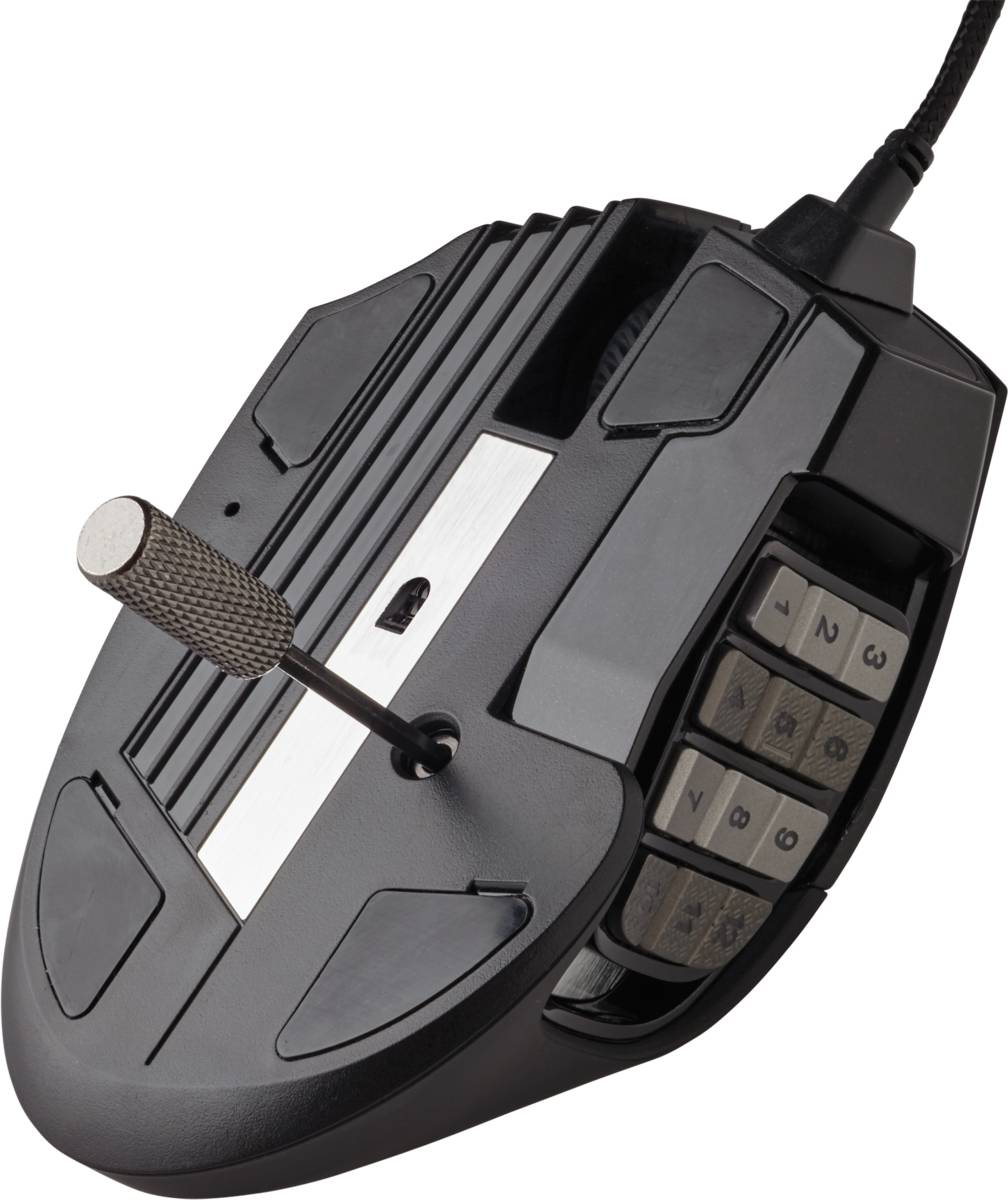 Corsair SCIMITAR ELITE RGB Optical MOBA/MMO Gaming Mouse; 18;000 DP; Black