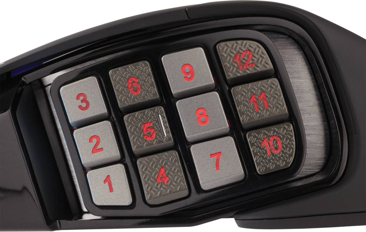 Corsair SCIMITAR ELITE RGB Optical MOBA/MMO Gaming Mouse; 18;000 DP; Black