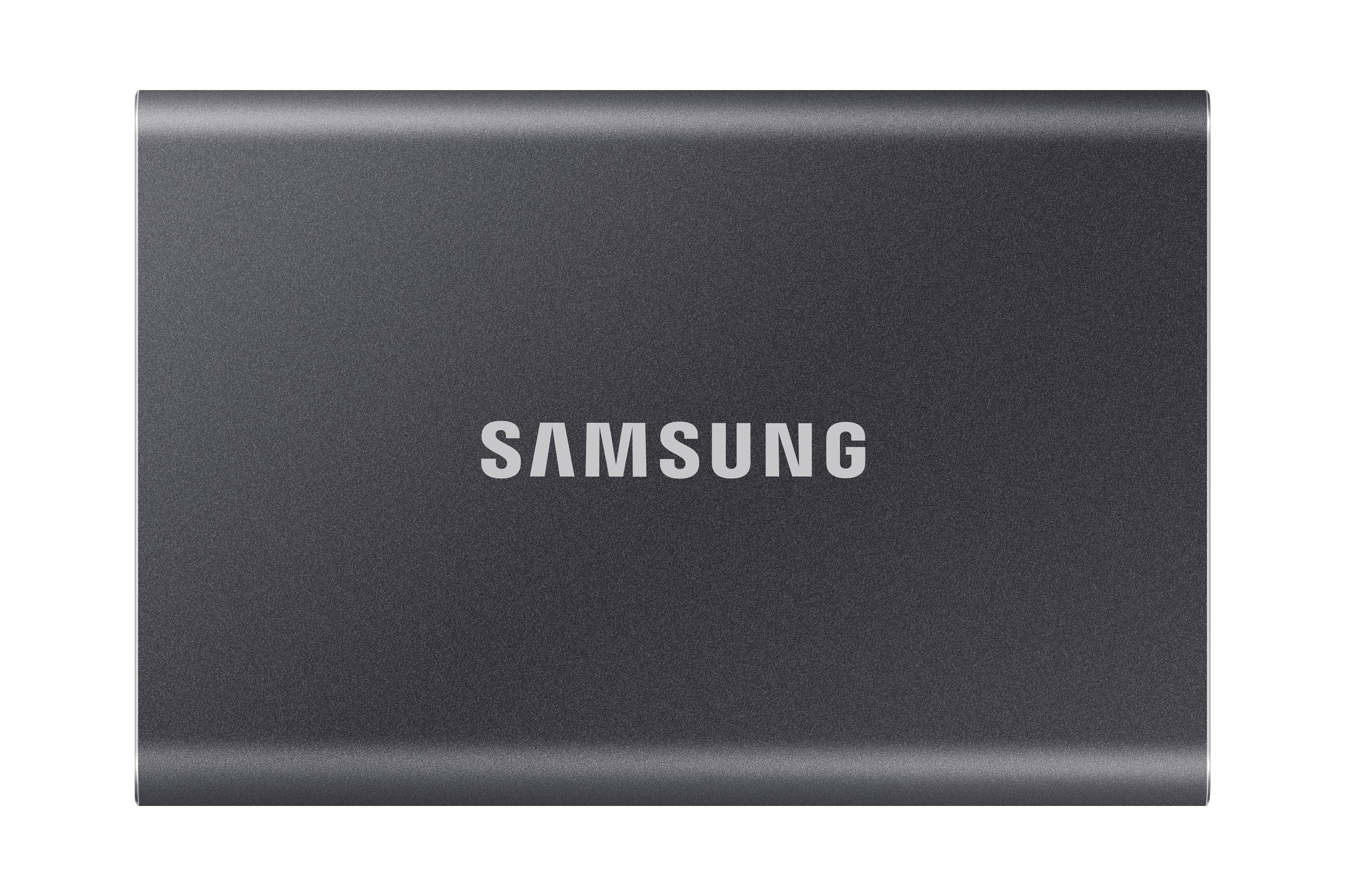 SAMSUNG 2TB T7 PORTABLE SSD - TITAN GREY