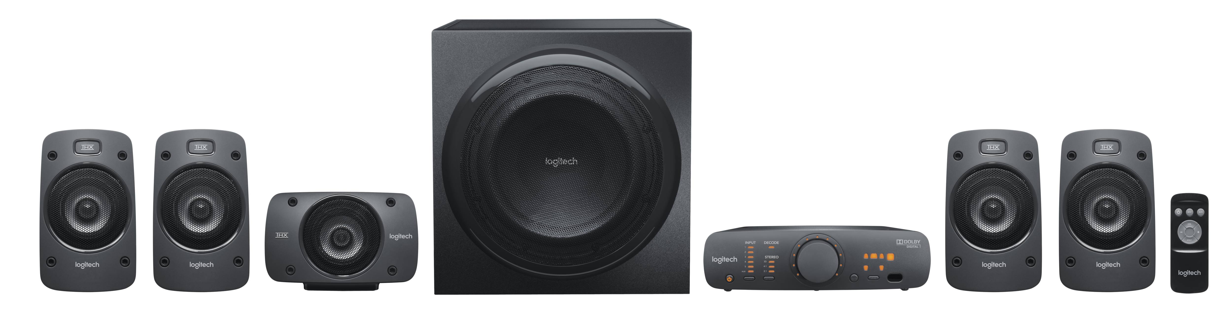 Logitech Z906 Surround Sound Speakers - Black