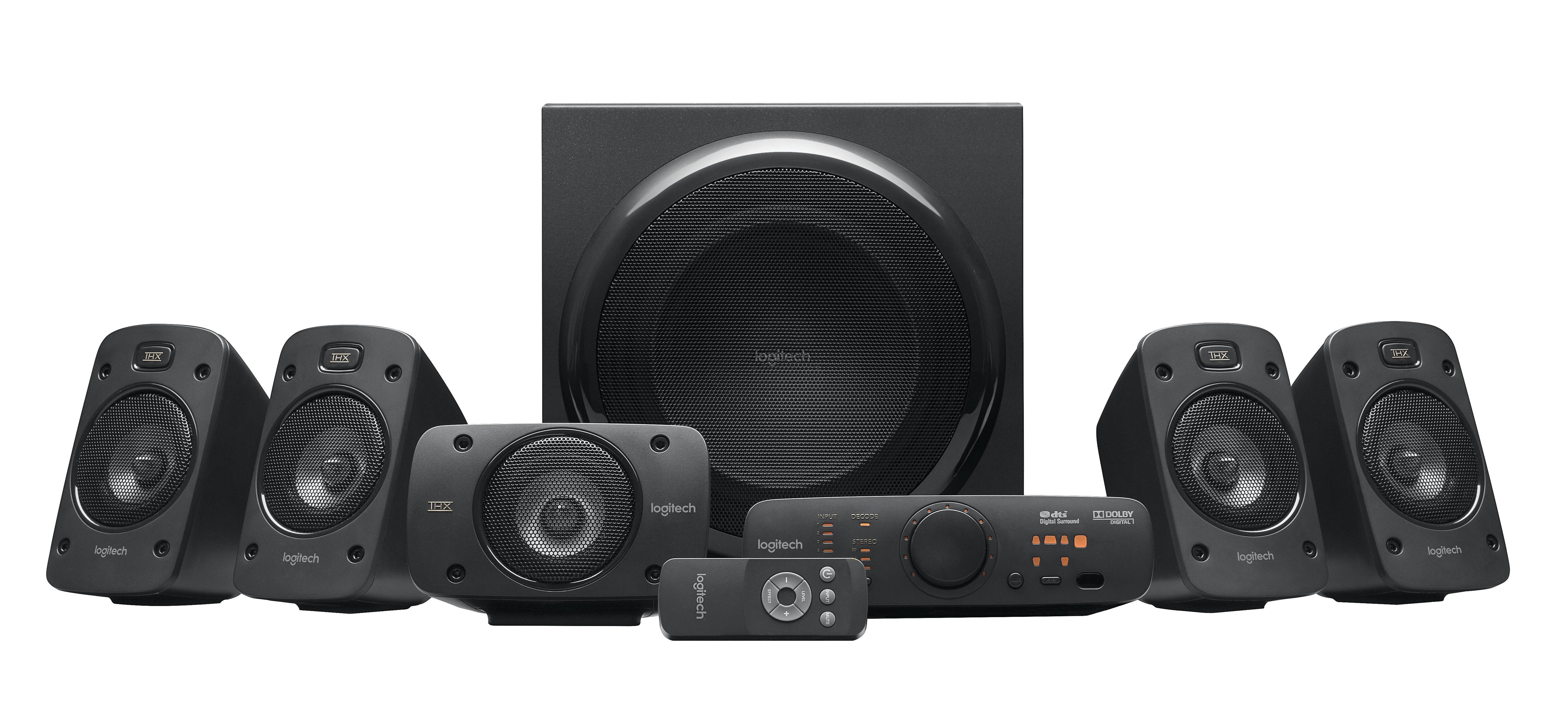 Logitech Z906 Surround Sound Speakers - Black