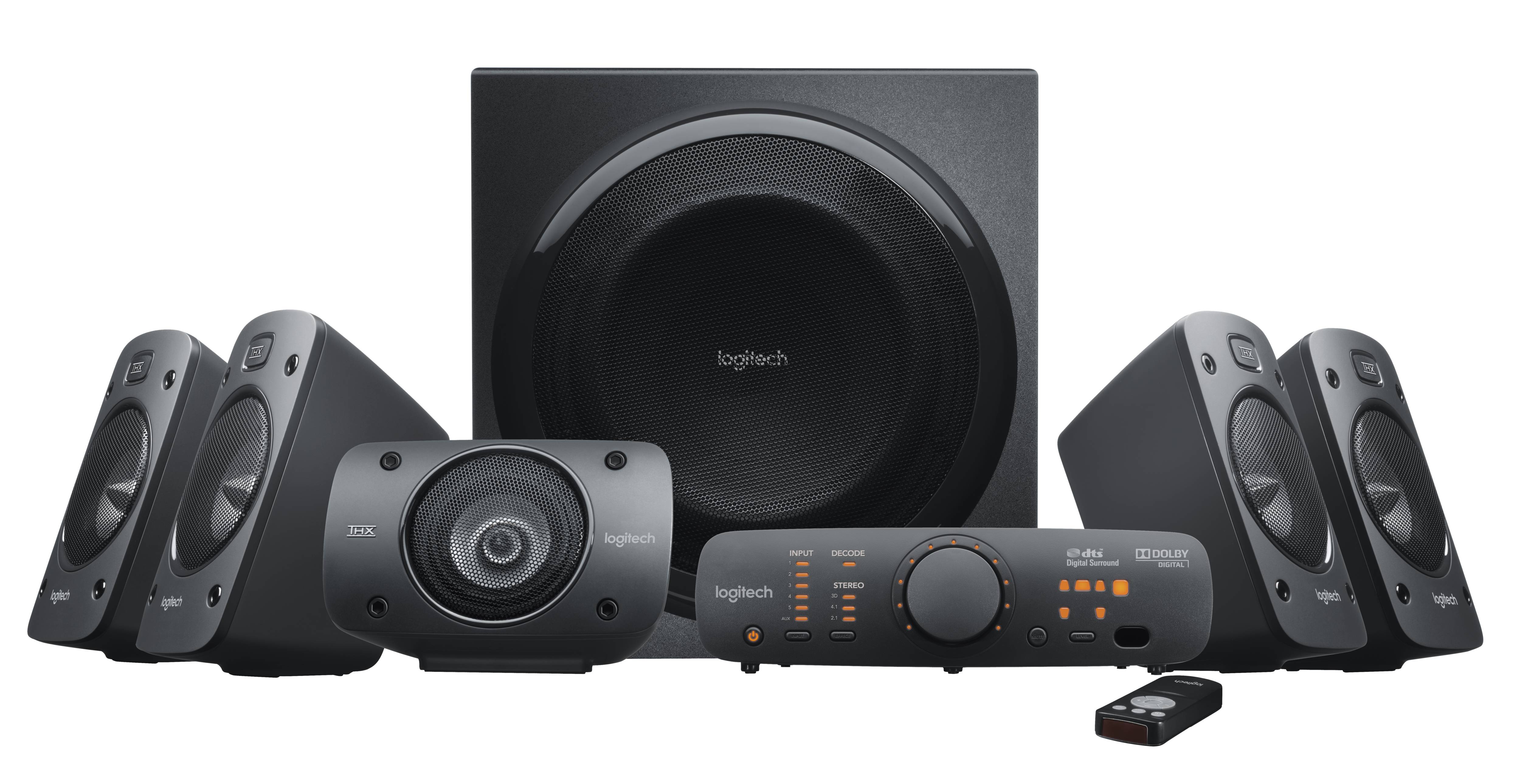 Logitech Z906 Surround Sound Speakers - Black