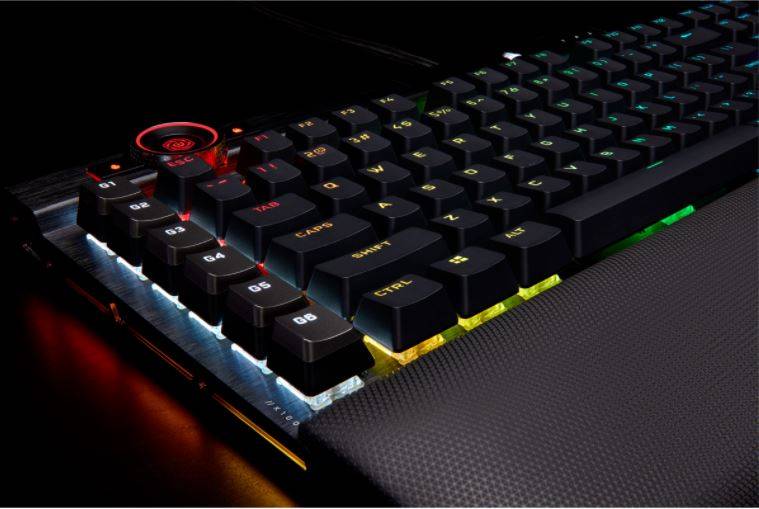 Corsair K100 RGB Optical-Mechanical Wired Corsair OPX Switch Keyboard