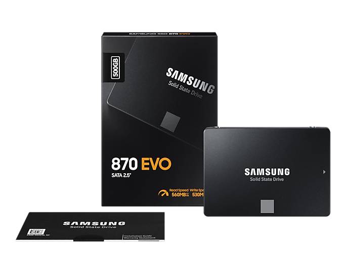 Samsung 870 EVO 500GB 2.5" SATA III SSD