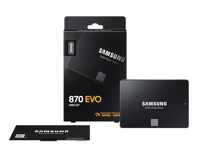 Samsung 870 EVO 500GB 2.5" SATA III SSD