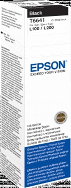 Ink Bottles Black 70ml EcoTank L565/ L550/ L486/ L455/ L386/ L382/ L365/ L355/ L355/ L310/ L3070 ... Epson 7500 pages