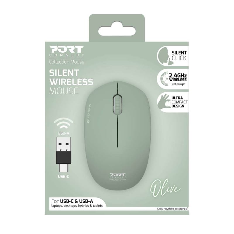 PORT MOUSE COLLECTION II RF OLIVE-4