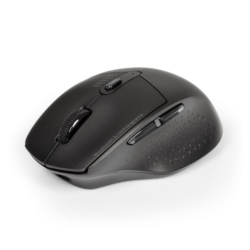 PORT MOUSE RECHARGEABLE BT BLK