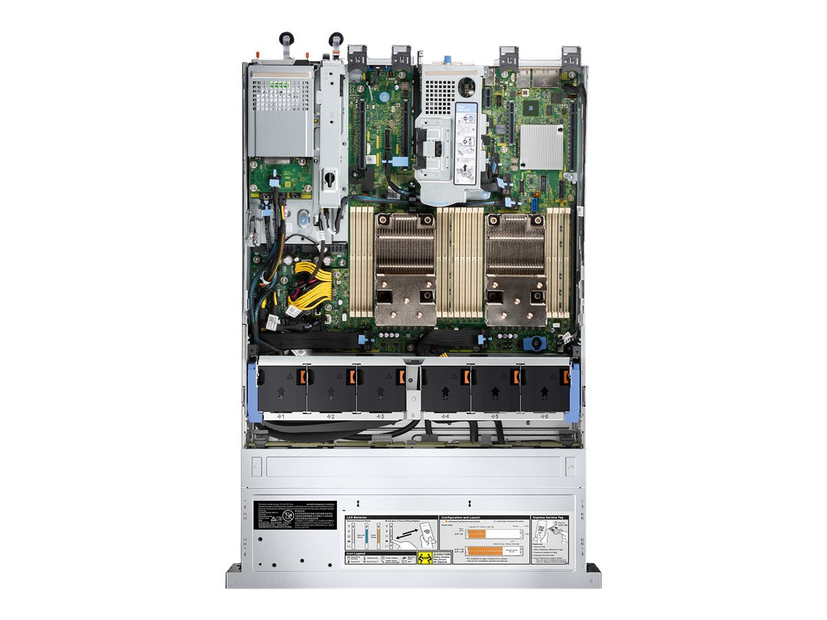PE R750XS/Chassis 16 x 2.5" SAS/SATA/Dual Intel Xeon Silver 4310 (18M Cache, 2.1GHz)/64GB/1x1.2TB/Rails/Broadcom 57412 Dual Port 10GbE SFP/PERC H755 with rear load bracket/iDRAC9 Enterprise 15G/Dual Power Supply Redundant 800W/-1