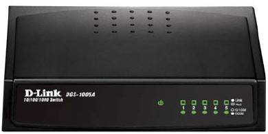 D-Link DGS-1005A 5-Port Gigabit Unmanaged Switch