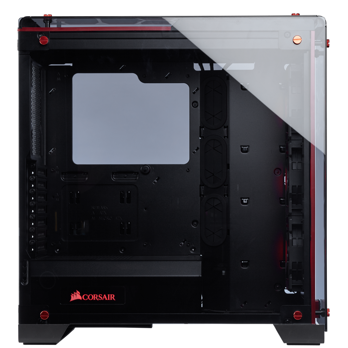 Crystal Series™ 570X RGB ATX Mid-Tower Case — Red
