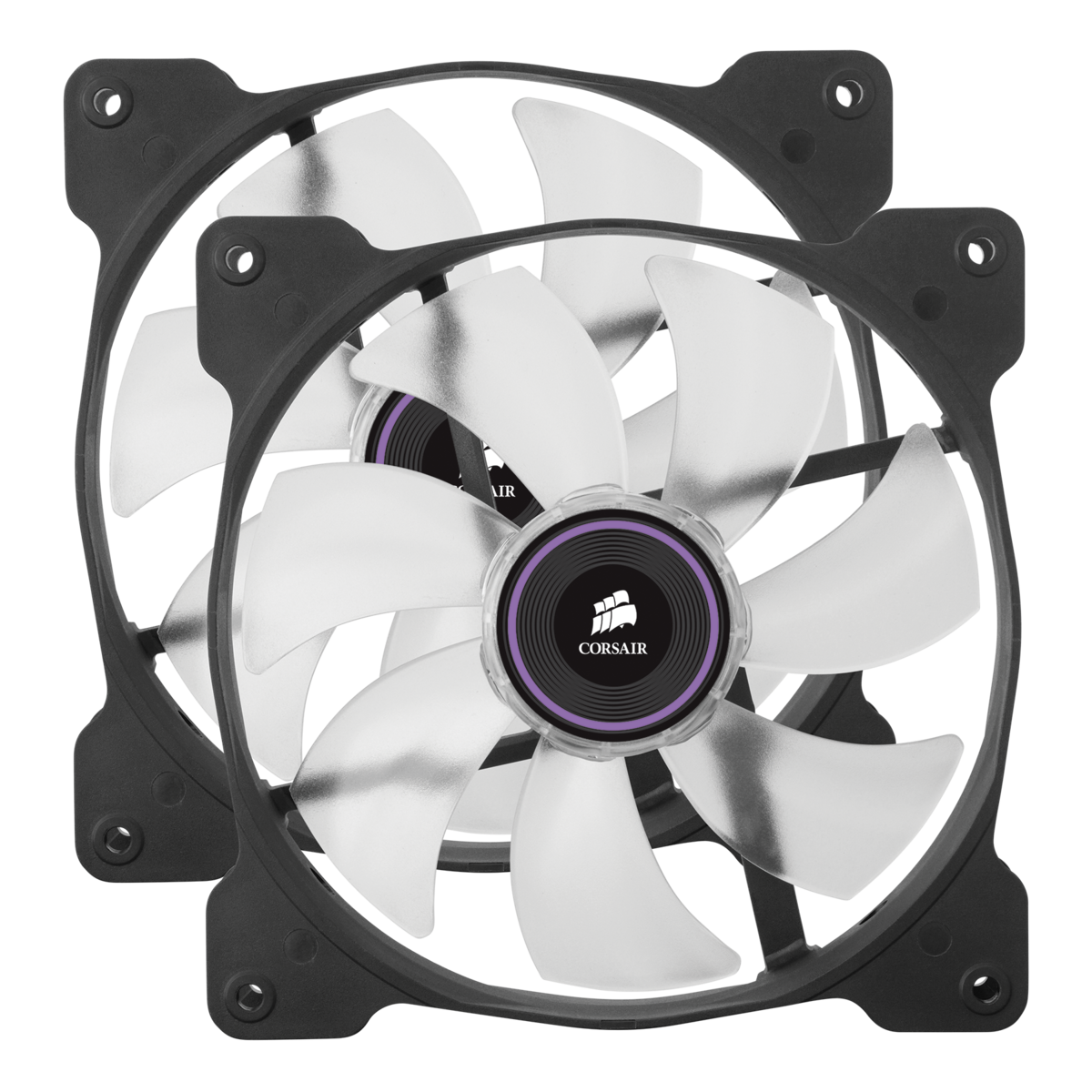 Corsair Air Series™ SP140 LED Purple High Static Pressure 140mm Fan Twin Pack