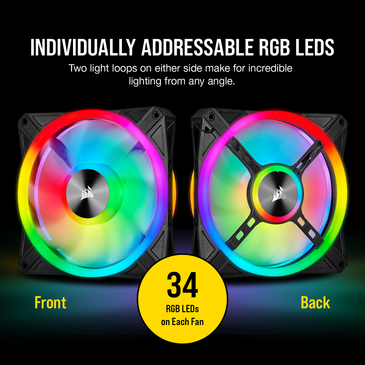 Corsair iCUE QL140 RGB 140mm PWM Single Fan