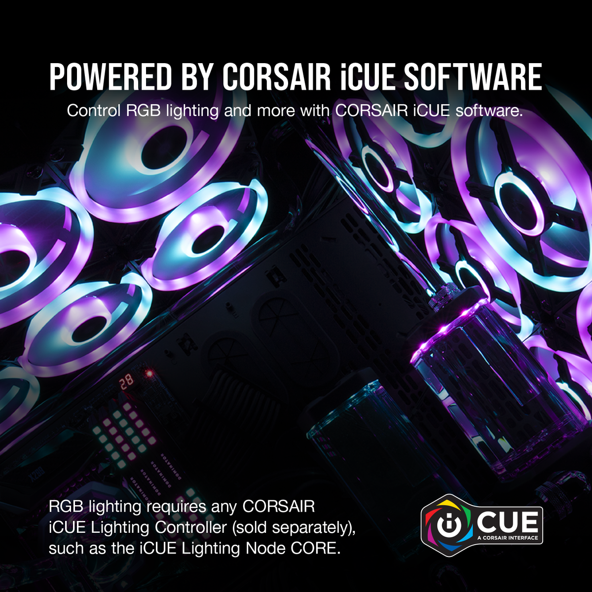 Corsair iCUE QL140 RGB 140mm PWM Single Fan