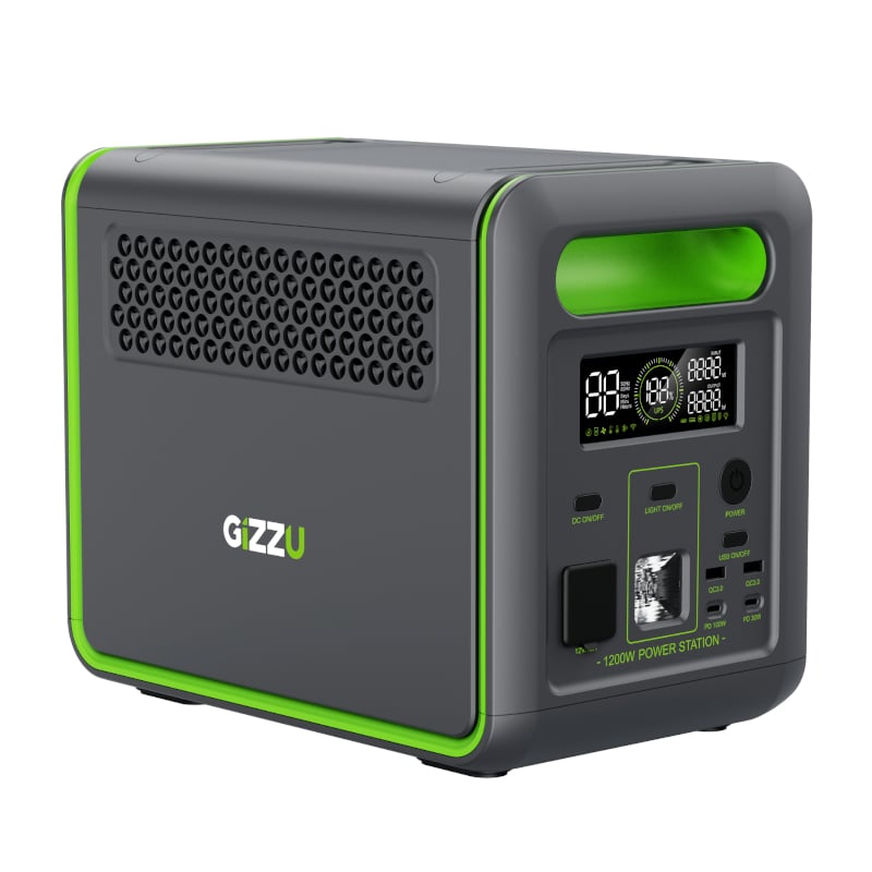 GIZZU HERO 1024WH/1000W UPS FAST CHARGE LIFEPO4 PORTABLE POWER STATION-1