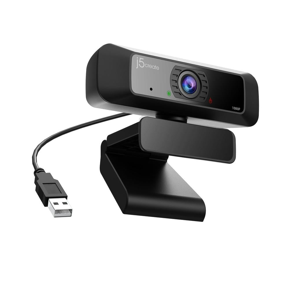 J5 jVCU100 HD Webcam USB™ HD Webcam with 360° Rotation