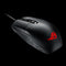 Lightweight optical MOBA gaming mouse with an ergonomic-ambidextrous design featuring Aura Sync RGB lighting